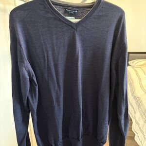 Peter Millar Men's Navy Crewneck Sweater